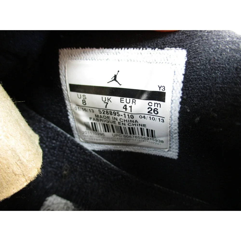 Jordan 11 Retro Low Mens Size 8 White Black Tuxedo 528895-110 Patent Leather